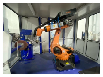 Schleifzelle mit KUKA Roboter KR 180